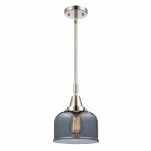 Bell - 1 Light Stem Hung Mini Pendant In Industrial Style-11.13 Inches Tall and 8 Inches Wide - 1 of 1