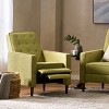 Modern Recliner Chair, Upholstered Lounge Armchair with Button-Tufted Backrest and Padded Seat for Living Room or Bedroom – Koiai - 2 of 4