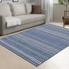 4x4 Round Rug, Washable Dining Room Area Rug Soft Kitchen Circle Rug, Bohemian Non-Slip Non-Shedding Printed Carpet for Bedroom Entryway Bathroom - 3 of 4