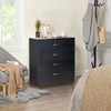 KTMBDW 4 Drawer Dresser for Bedroom, Small Chests of Drawers Modern Nightstand with 4 Storage Drawers, Dressers for Nursery, Hallway, Living Room - 3 of 4