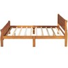 CAVINAS Solid Wood Sleigh Platform Bed Frame, Minimalist Twin Size Bed Frame with Hollow Headboard & Footboard, No Box Spring Needed - 3 of 4