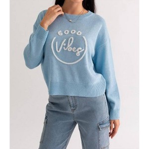 Women's Good Vibes Sweater - LE LIS - 1 of 4