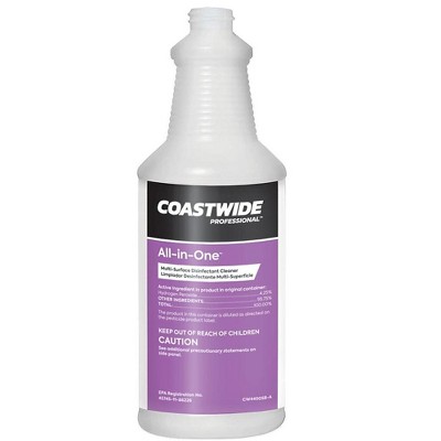 COASTWIDE Professional All-in-One 32 Oz Bottle w/Graduations CW4400SB-A