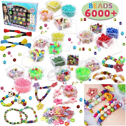 Beads Bracelets Diy Jewelry Kit, 6000 Pcs : Target