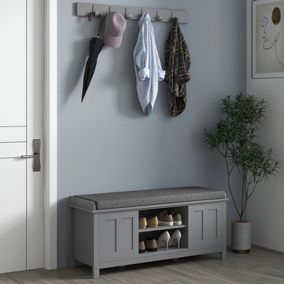 VYNXARIA HOMCOM Entryway Shoe Rack Bench - Comfortable, Spacious & Multifunctional