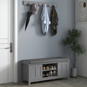 VYNXARIA HOMCOM Entryway Shoe Rack Bench - Comfortable, Spacious & Multifunctional - 1 of 4