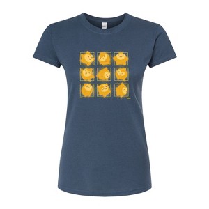Women's - Disney - Star Face Grid Fitted Graphic T-Shirt - 1 of 3