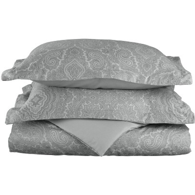 Vintage Bohemian Floral 600 Thread Count Paisley Cotton Blend Duvet Cover Set by Blue Nile Mills