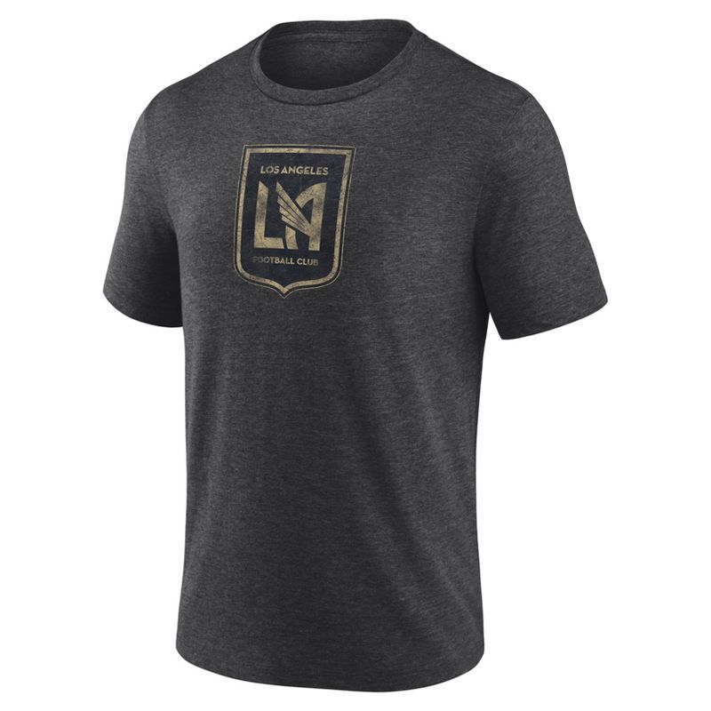 MLS Los Angeles FC Men's Throwback Tri-Blend T-Shirt, 2 of 4