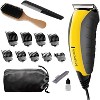 Remington HC5855 Virtually Indestructible Haircut Kit & Beard Trimmer, Hair Clippers for Men (15 pieces) , Yellow - 2 of 4