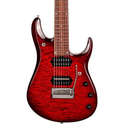 Ernie Ball Music Man John Petrucci 7 JP7 Flame Maple Top Rosewood Fingerboard Electric Guitar Dragon's Blood