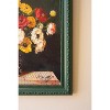 Wall Art – Green Framed Still Life Painting with Vase and Flowers by Kalalou - 3 of 4