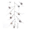 Melrose Flocked Pinecone Twig Garland (Set of 2) - 3 of 3