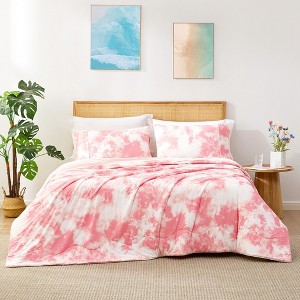 Cozy Bliss Double-Sided Cooling Comforter Set, Silk Smooth Blanket, Soft Breathable Design - 1 of 4