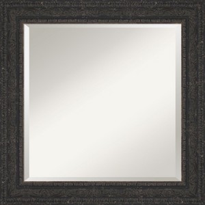 Amanti Art Attic Aged Beveled Wood Framed Bathroom Vanity Wall Mirror - 1 of 4
