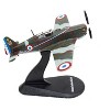 Morane-Saulnier MS.406 Fighter Aircraft Armee de l'Air "Planes of World War II" Series 1/72 Diecast Model Airplane by Luppa - 2 of 3