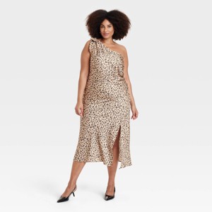 Women's One Shoulder Midi Dress - A New Day™ - 1 of 3
