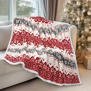 PAVILIA Soft Fleece Blanket Throw for Couch, Lightweight Plush Warm Blankets for Bed Sofa with Jacquard Pattern