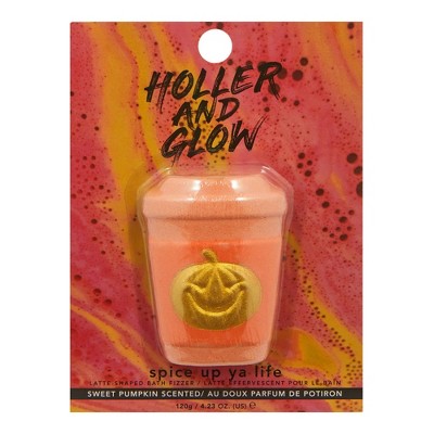 Holler and Glow Bath Bomb - Pumpkin Spice Latte - 4.4oz