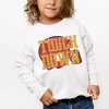 The Juniper Shop Touch Down Red Helmet Distressed Toddler Graphic Sweatshirt - 2 of 2