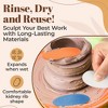 Impresa Pottery Sponge - 3 Sets of 3 Densities (Pack of 9) - Art Sponges for Painting & Clay Shaping - Pottery Tools & Supplies - 4 of 4