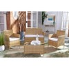 Bandele 4 Piece Living Set - Indoor/Outdoor - PAT7506 - Safavieh - 2 of 4