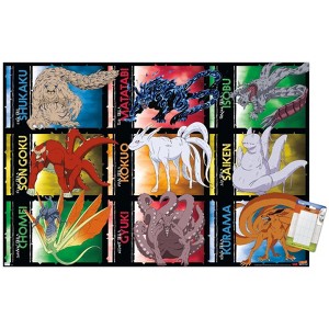Trends International Naruto Shippuden - Biju Grid Unframed Wall Poster Prints - 1 of 4
