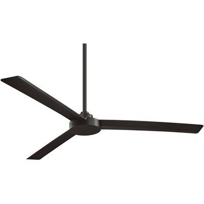 62" Minka Aire Modern Industrial Indoor Outdoor Ceiling Fan Coal Wet Rated for Patio Exterior House Home Porch Gazebo Garage Barn