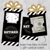 Big Dot of Happiness Happy Retirement - Retirement Party Money and Gift Card Sleeves - Nifty Gifty Card Holders - Set of 8 - 3 of 4