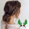 Unique Bargains Christmas Hair Clips 8 Pcs - 4 of 4