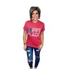Women's Happy Place Flag Graphic Tee - OLIVER & OTIS - 3 of 3