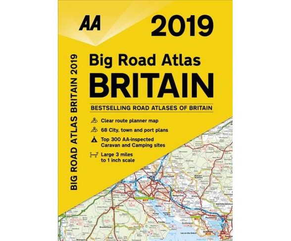 AA Big Road Atlas Britain 2019 -  28 (Paperback)