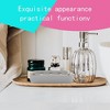 Aoibox Modern Bamboo Fiber Soap Holder and Dish Combo, Removable for Easy Cleaning, Ideal for Bathroom, Kitchen, Sink - 2 of 4