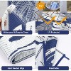 Outdoor Rugs UV Resistant Waterproof Patio Rug, Plastic Straw Reversible Portable Rug Modern Carpet for Beach Balcony Deck Yard - 4 of 4