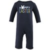 Hudson Baby Infant Boy Cotton Coveralls, Boy Hoppy Easter - image 3 of 4