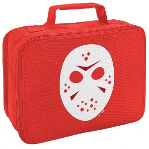 Friday The 13th Simple Mask Insulated Soft Sided Lunch Box - 1 of 4