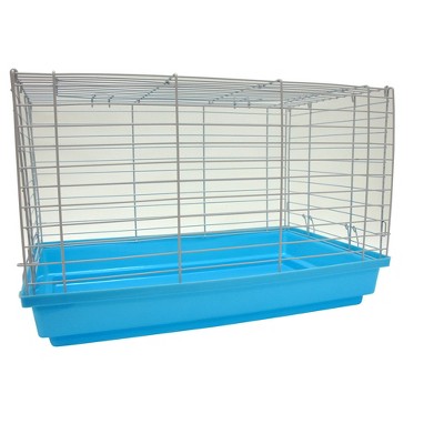 YML 18 Inch Light Blue Small Animal Cage with Metal Bars