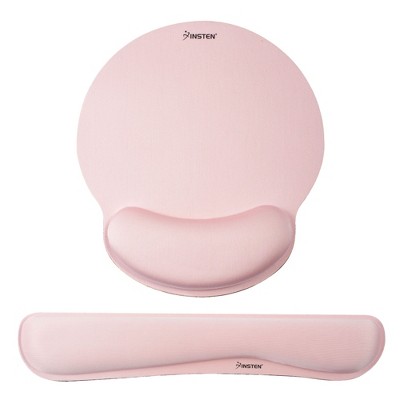 Insten Mouse Pad with Wrist Support and Keyboard Wrist Rest, Ergonomic, Easy Typing, Memory Foam For Gaming Office, Round