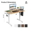 NicBex Standing Writing Desk Adjustable Height Sit Stand Home Office Desk with Splice Board for Living Room, Office - 3 of 4