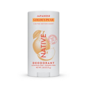 Native Passport Limited Edition Global Flavors Aluminum-Free and Residue-Free Deodorant - Japanese Golden Pear - 2.65oz - 1 of 4