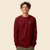 Dalix Astronaut Embroidered Cotton Classic Fit Long Sleeve Crewneck Tee Shirt Mens - 2 of 4