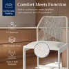 Best Choice Products Set of 2 Indoor Outdoor Counter Height Barstools w/ All-Weather Rope & Aluminum - 4 of 4