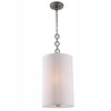 Elegant Lighting Luna Collection Chandelier D:13 H:23 Lt:2 Vintage Nickel Finish - 2 of 2