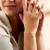 Pure Collection by Ross-Simons 0.30 Carat Lab-Grown Sapphire Curb-Link Bracelet in 18kt Gold Vermeil Size 7 - 2 of 4