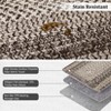 Machine Washable Rug, Non-Slip Non-Shedding Area Rugs for Living Room, Farmhouse Printed Braided Bordered Carpet - 4 of 4