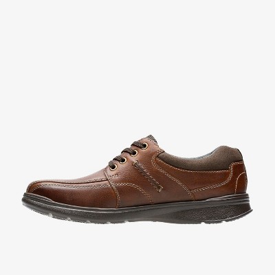 Clarks Mens Cotrell Walk Tobacco Shoes 10 Wide — фото 5