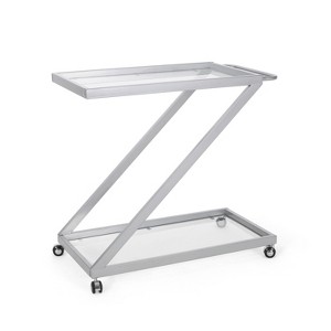 VYNXARIA BAR CART, Trolley Cart on Wheels with Storage for Living Room, Laundry,Garage,Bathroom - 1 of 4
