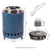 Sunnydaze Stainless Steel Tabletop Smokeless Fire Pit - 3 of 4