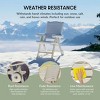 WestinTrends Malibu HDPE Adjustable Highback Folding Patio Dining Chair - 3 of 4