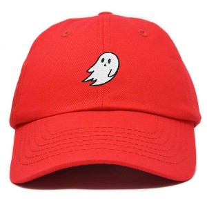 Dalix Ghost Embroidered Mens Womens Cotton Dad Hat Baseball Cap Adjustable - 1 of 4